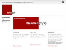 Tablet Screenshot of dailyjob.ch